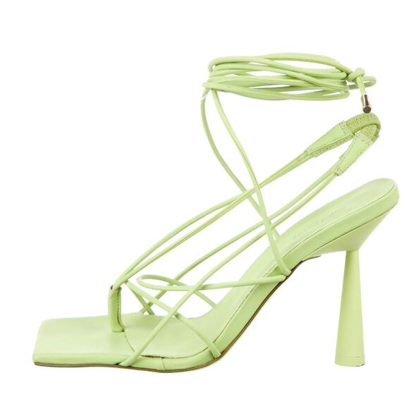 GIA BORGHINI Rosie 6 green sandals - Picture 2 of 8